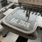 Custom Text Organic Cotton Beanie | Personalized Eco - Beanie - Heartland Stitch