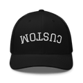 Custom Upside Down Embroidered Trucker Hat - Heartland Stitch
