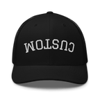 Custom Upside Down Embroidered Trucker Hat - Heartland Stitch
