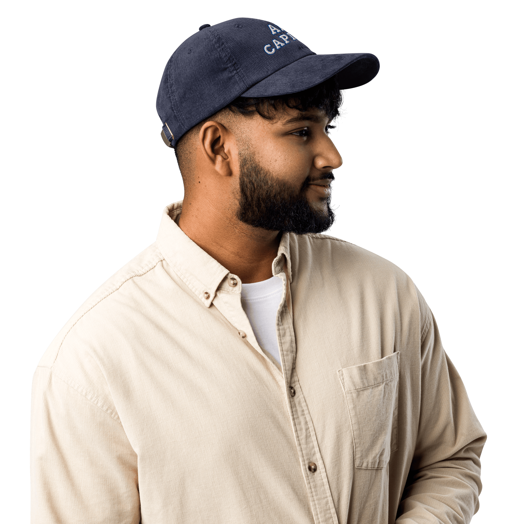 Embroidered Air Capital | Vintage Corduroy Cap - Heartland Stitch