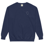 Embroidered ILLINOIS State Outline Sweatshirt | COMFORT COLORS Crewneck - Heartland Stitch