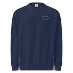 Embroidered IOWA State Outline Sweatshirt | Minimalist IA Pride Comfort Colors Crewneck - Heartland Stitch