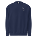 Embroidered MICHIGAN State Outline Sweatshirt | Minimalist MI Pride Comfort Colors Crewneck - Heartland Stitch