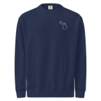Embroidered MICHIGAN State Outline Sweatshirt | Minimalist MI Pride Comfort Colors Crewneck - Heartland Stitch