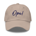 Embroidered "Ope!" Dad Hat | Funny Midwest Slang Baseball Cap | Relatable Gift - Heartland Stitch