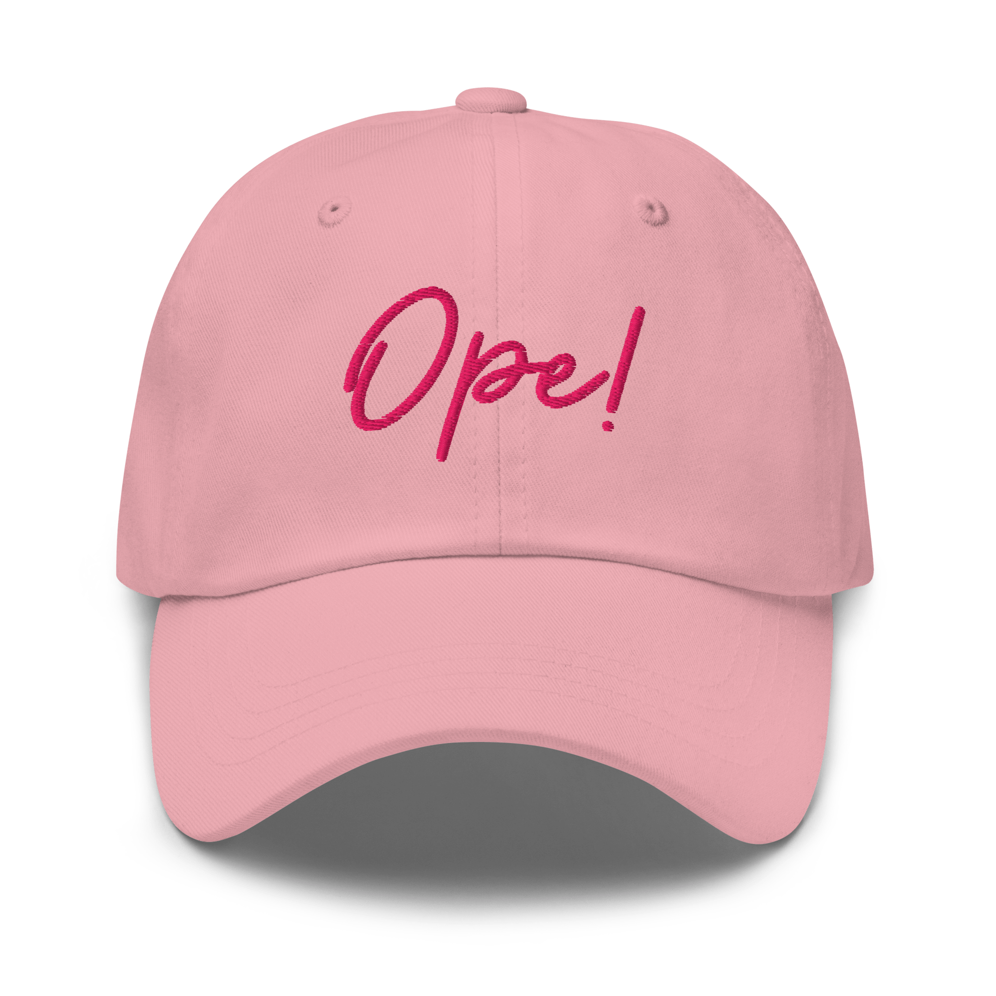 Embroidered "Ope!" Dad Hat | Funny Midwest Slang Baseball Cap | Relatable Gift - Heartland Stitch