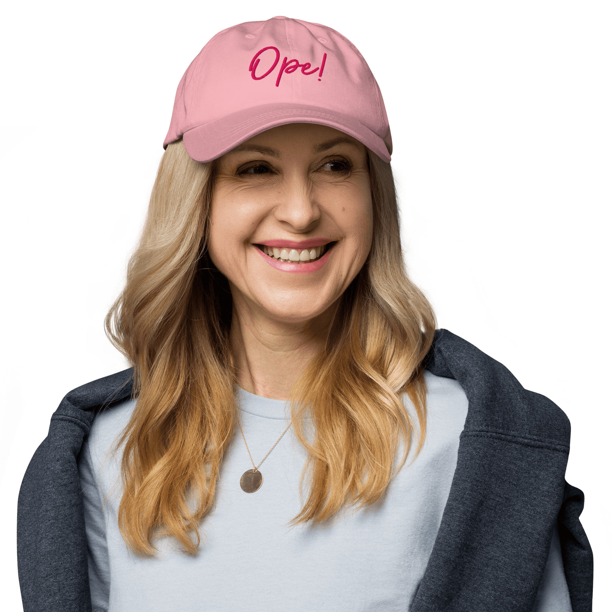 Embroidered "Ope!" Dad Hat | Funny Midwest Slang Baseball Cap | Relatable Gift - Heartland Stitch