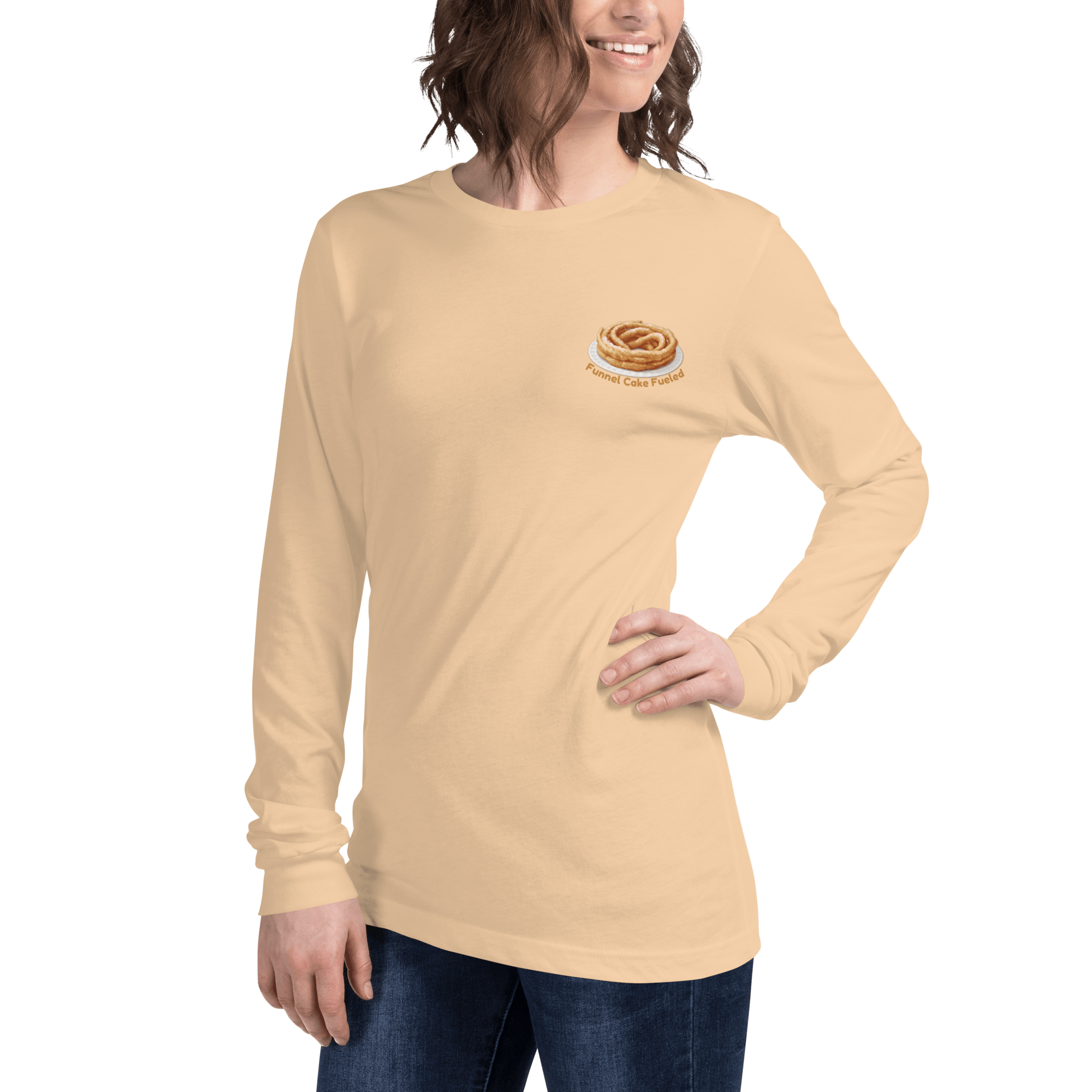 Funnel Cake Fueled Long - Sleeve Tee - Heartland Stitch