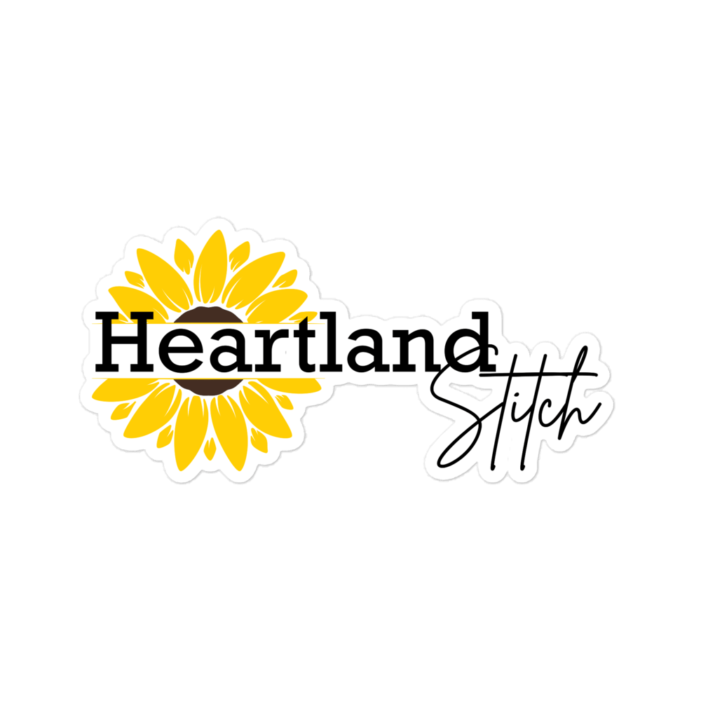 Heartland Stitch Vinyl Sticker - Heartland Stitch