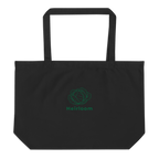 Heirloom Cabbage Embroidered Tote - Organic Cotton Market Bag - Heartland Stitch