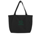 Heirloom Cabbage Embroidered Tote - Organic Cotton Market Bag - Heartland Stitch