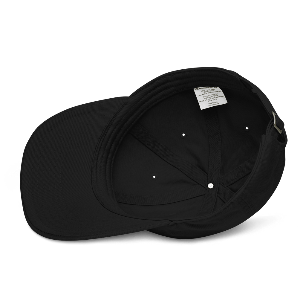 Hummingbird Outline Organic Dad Hat - Heartland Stitch