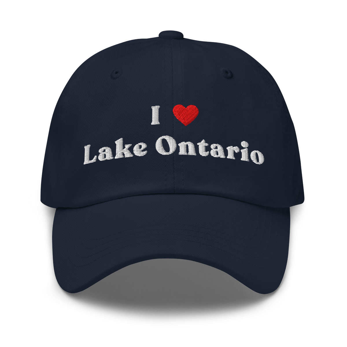 I Love Lake Ontario Dad Hat - Heartland Stitch