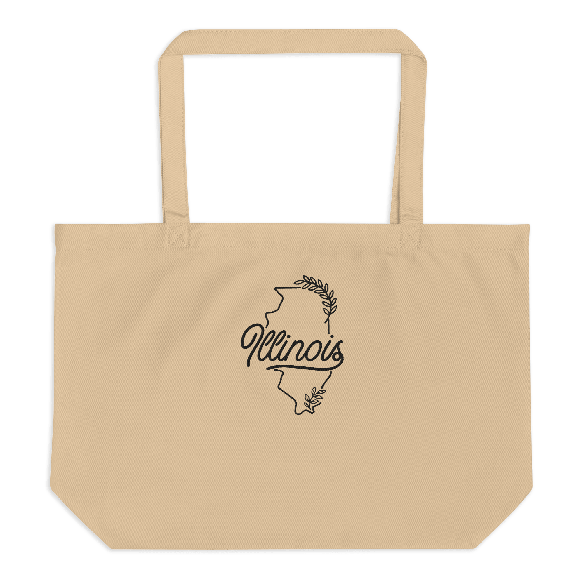 Illinois Botanical Organic Cotton Market Tote - Heartland Stitch