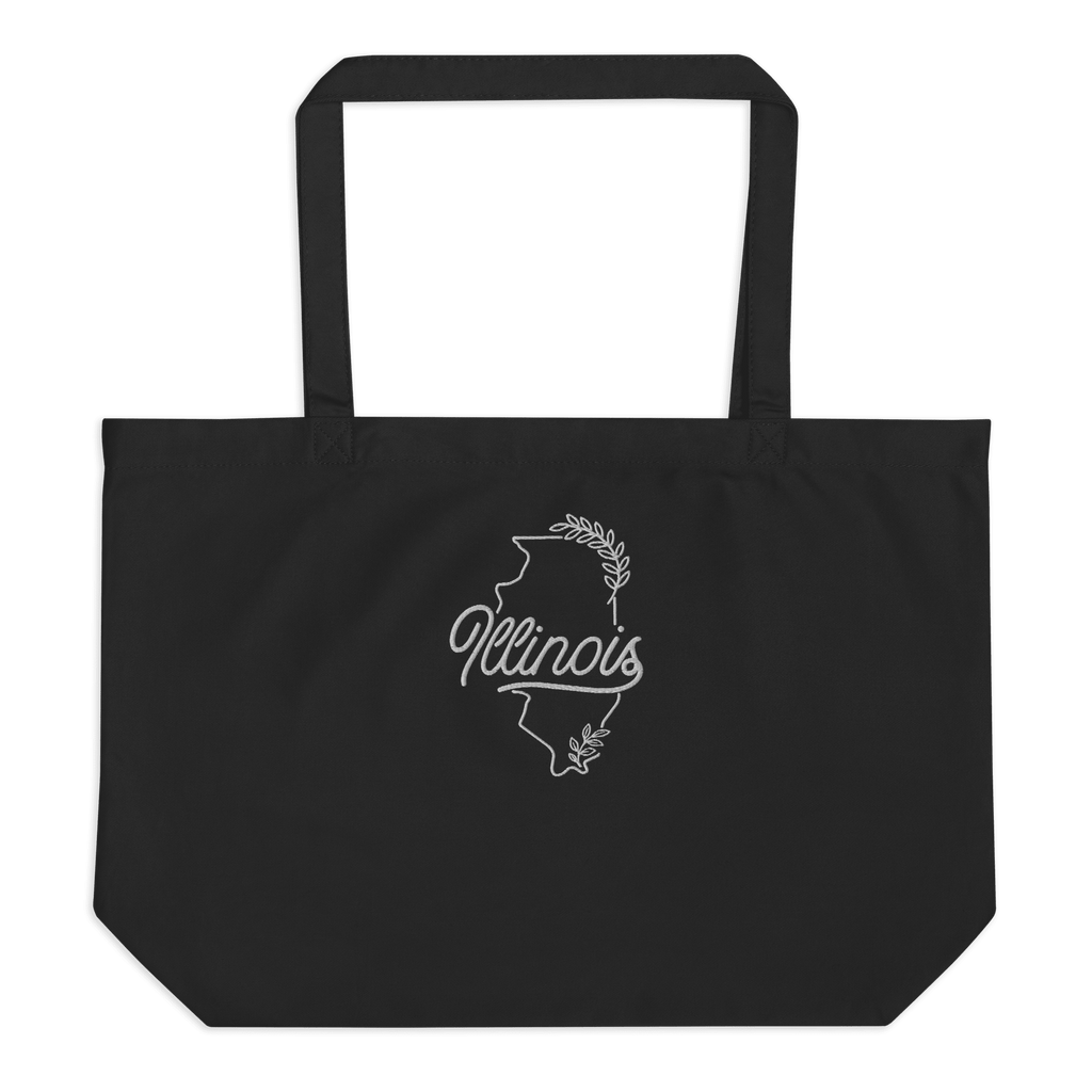 Illinois Botanical Organic Cotton Market Tote - Heartland Stitch