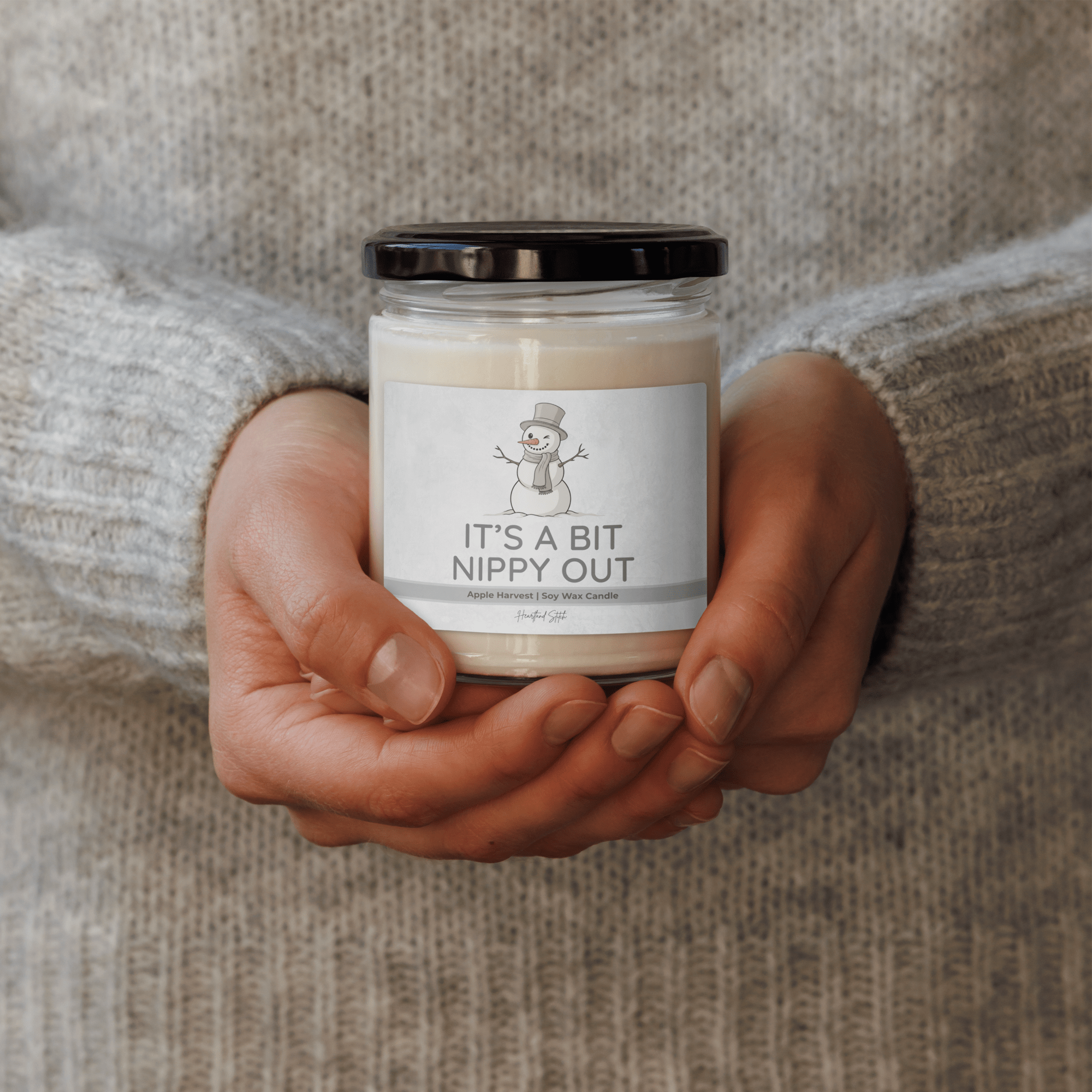 It's a Bit Nippy Out | Soy Wax Candle - Heartland Stitch