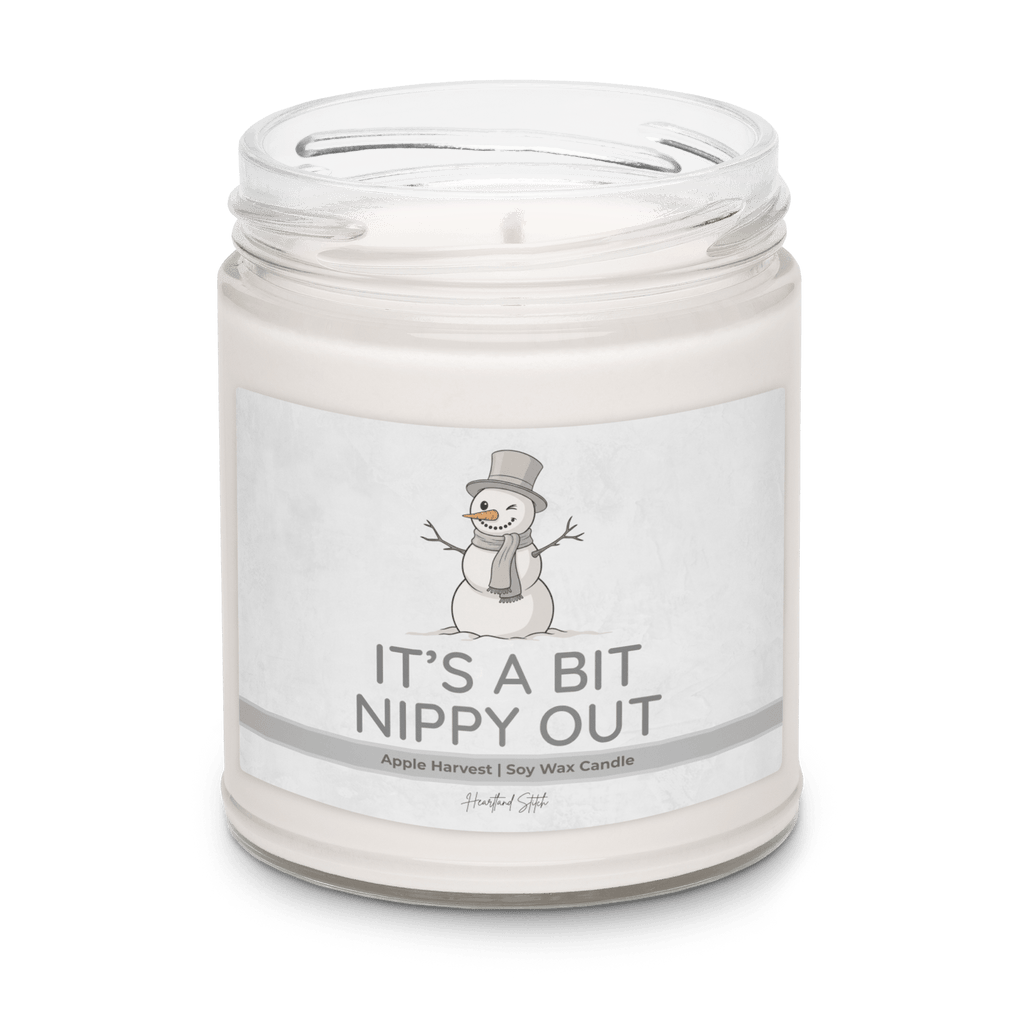 It's a Bit Nippy Out | Soy Wax Candle - Heartland Stitch