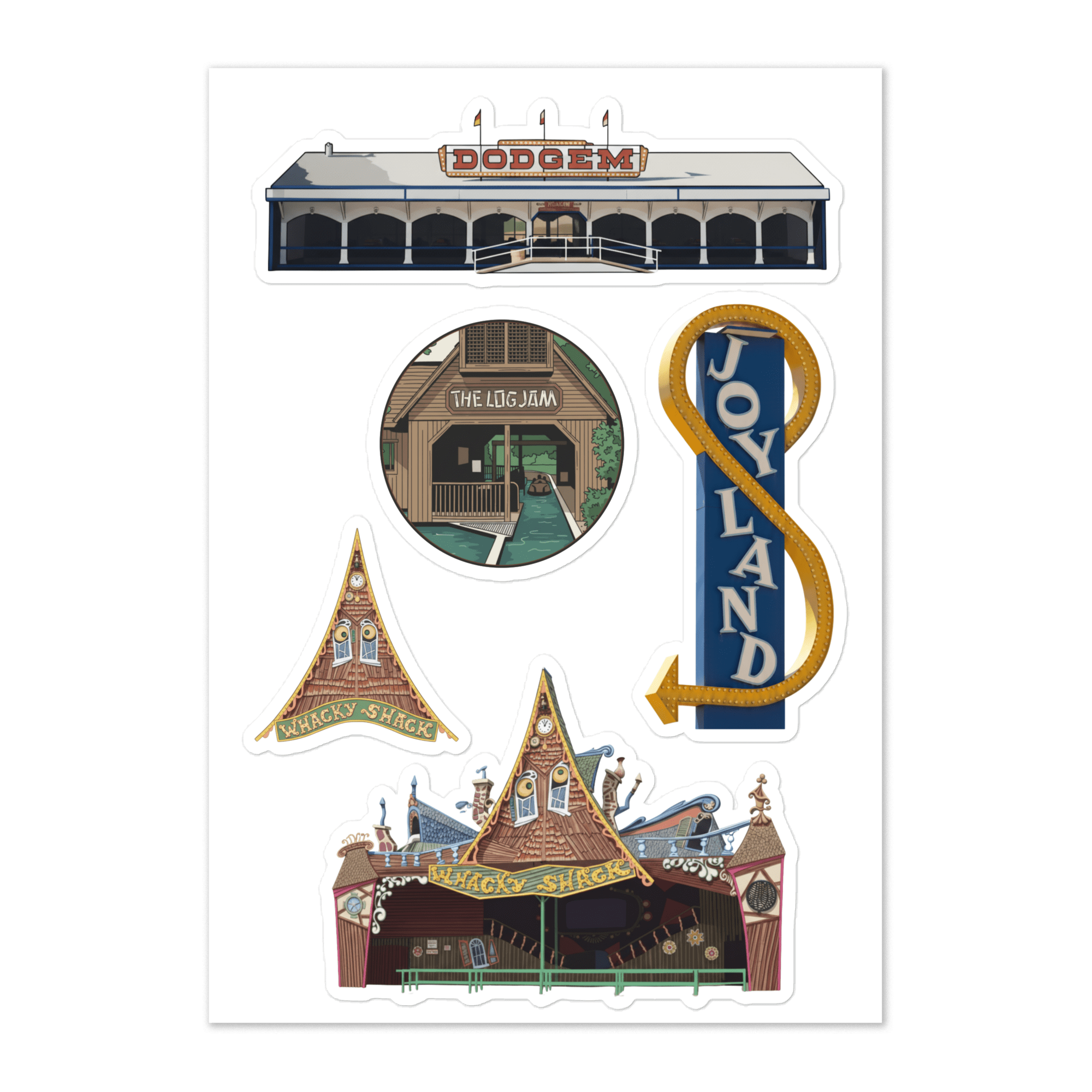 Joyland Vinyl Sticker Pack - Heartland Stitch