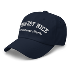 Midwest Nice Dad Hat - Heartland Stitch