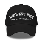 Midwest Nice Dad Hat - Heartland Stitch