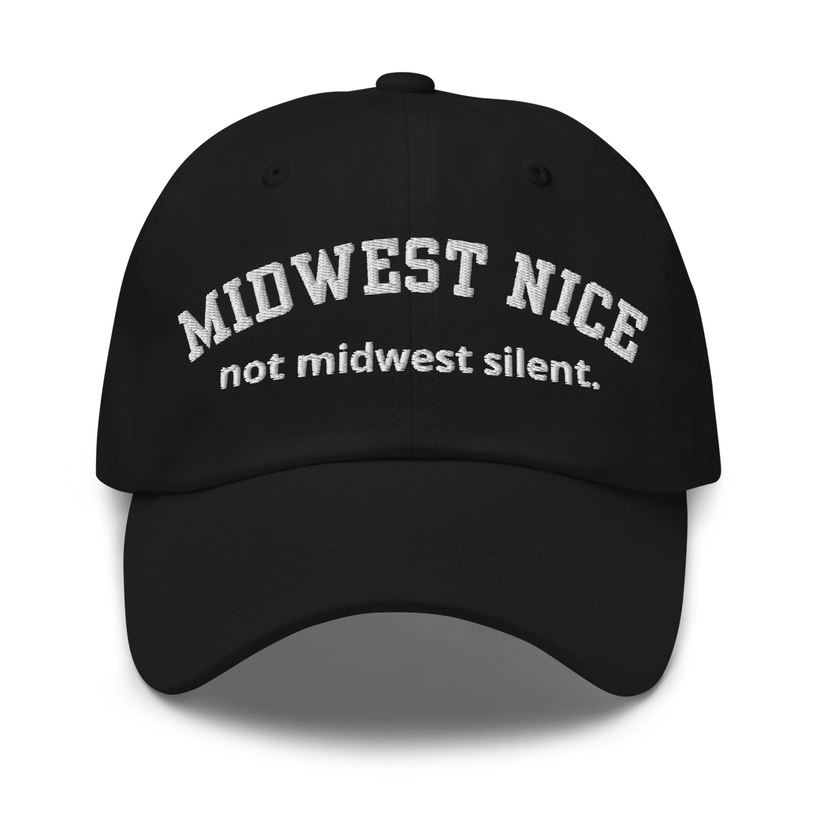 Midwest Nice Dad Hat - Heartland Stitch
