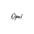 Ope! Vinyl Sticker - Heartland Stitch