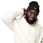 Organic Cotton Beanie | Embroidered Pine Tree Trio | Sustainable Winter Hat - Heartland Stitch