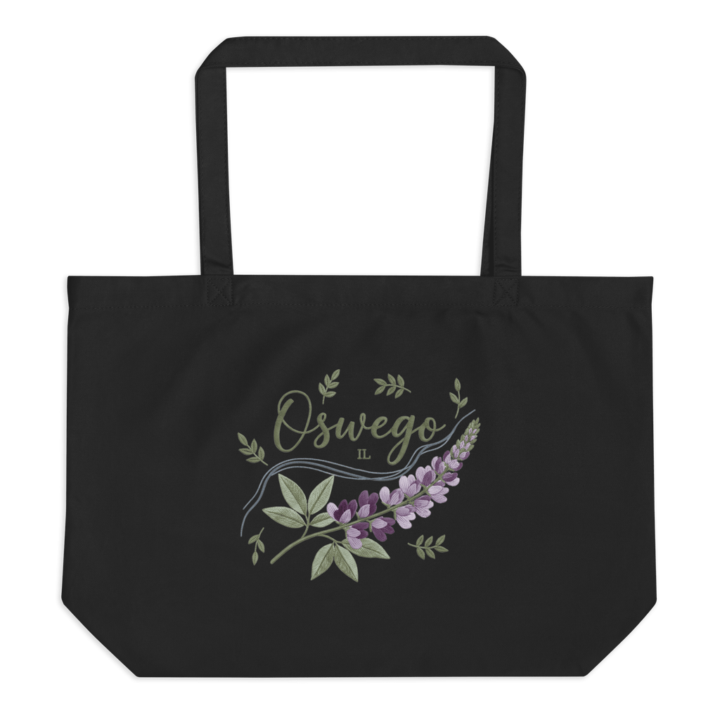 Oswego IL Eco Tote Bag - Heartland Stitch