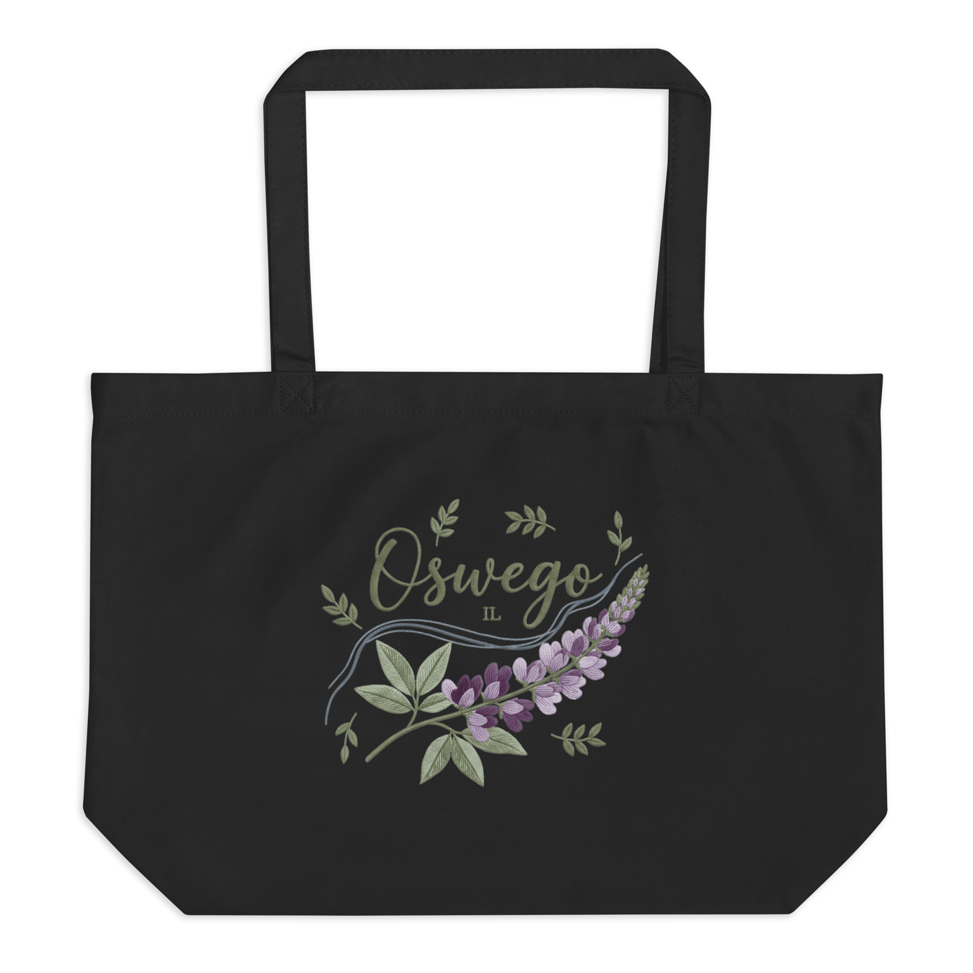 Oswego IL Eco Tote Bag - Heartland Stitch