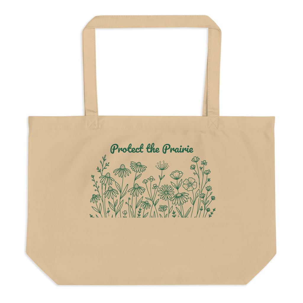 Protect the Prairie Organic Tote Bag - Heartland Stitch