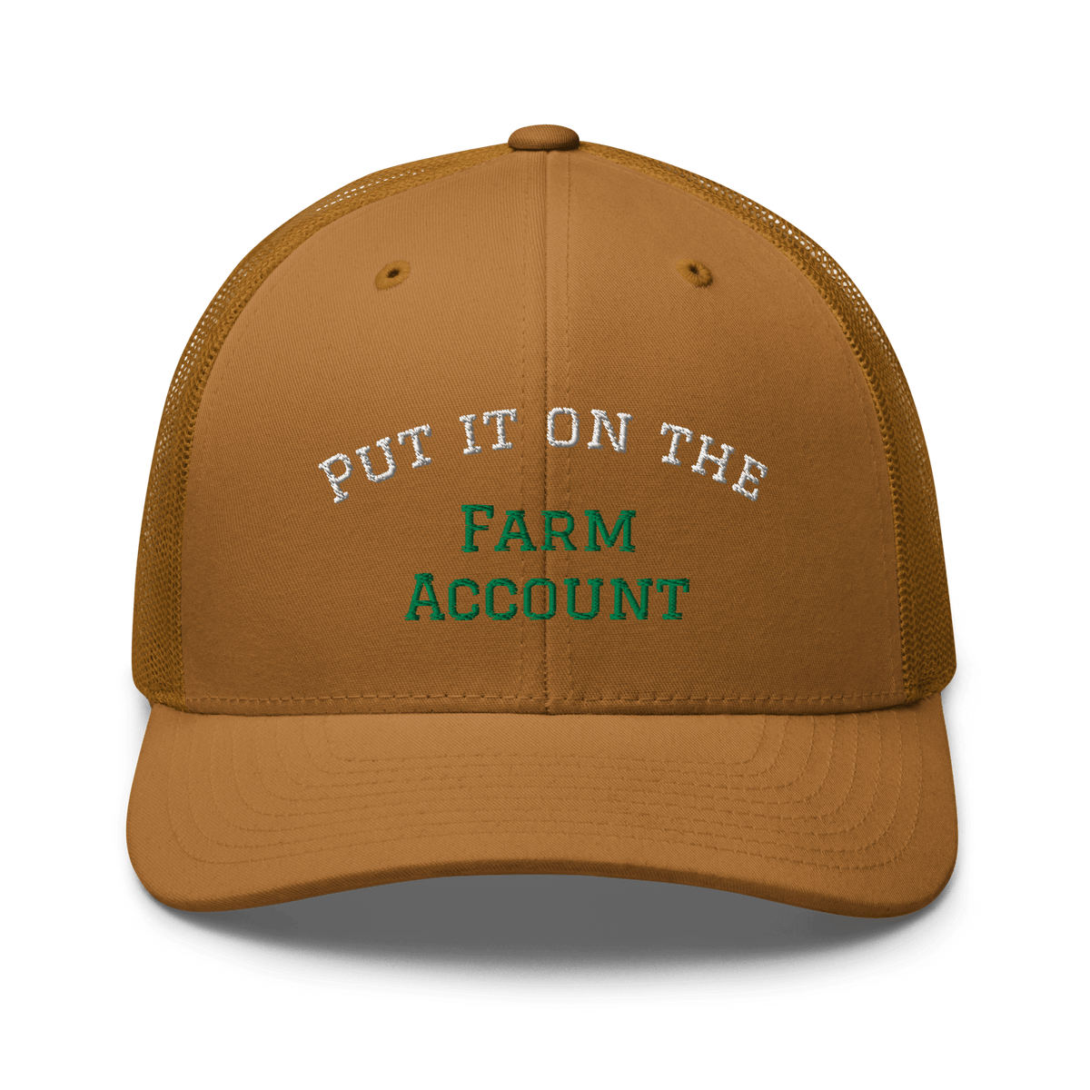 Put it on the Farm Account Trucker Hat - Heartland Stitch