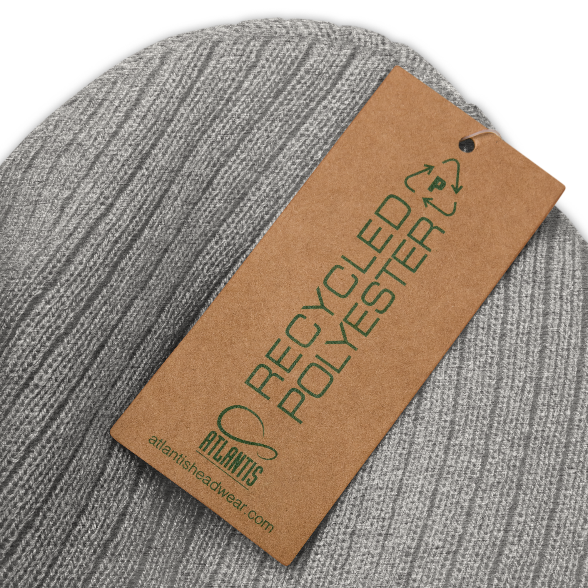 Custom Embroidered Ribbed Knit Beanie