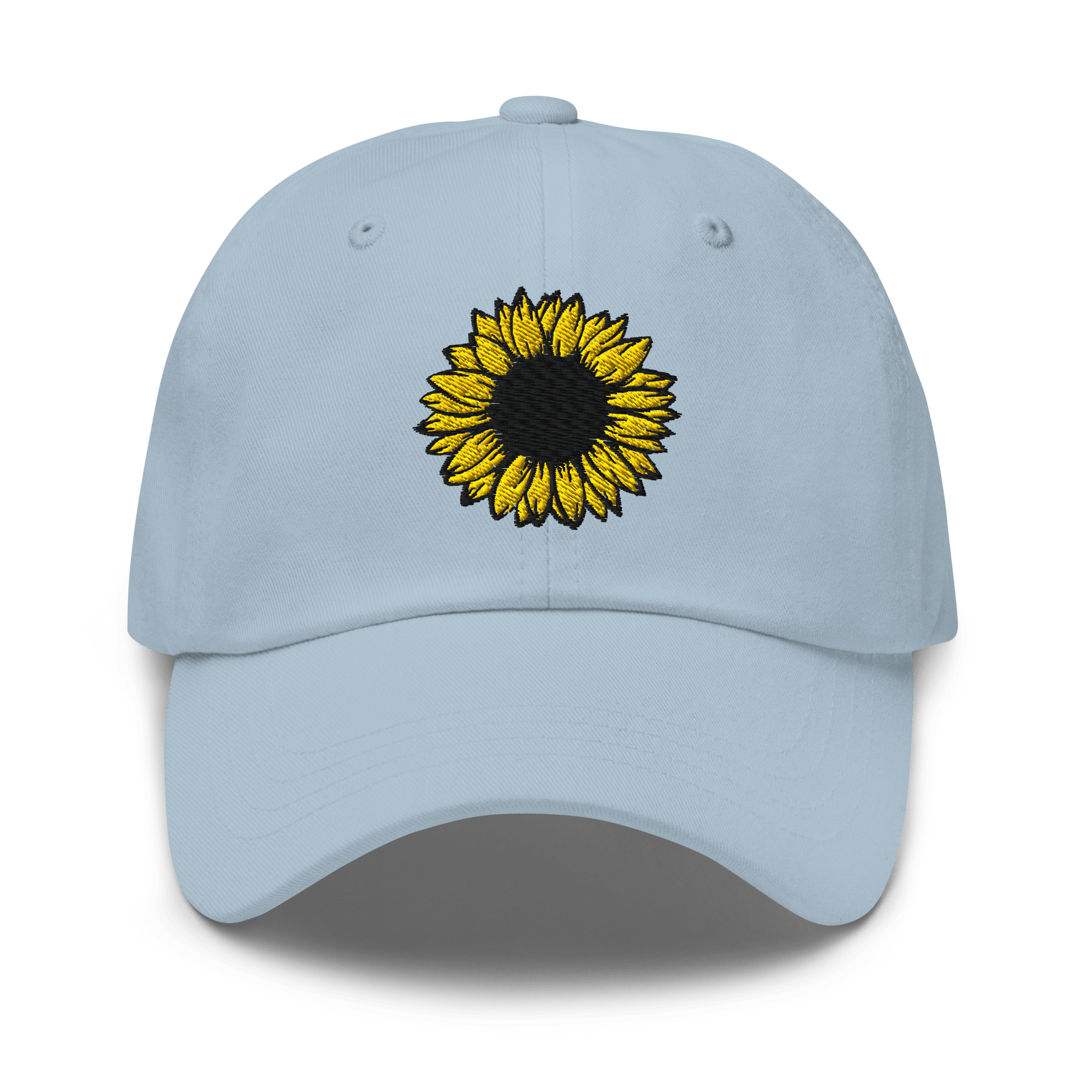 Sunflower Embroidered Dad Hat - Heartland Stitch