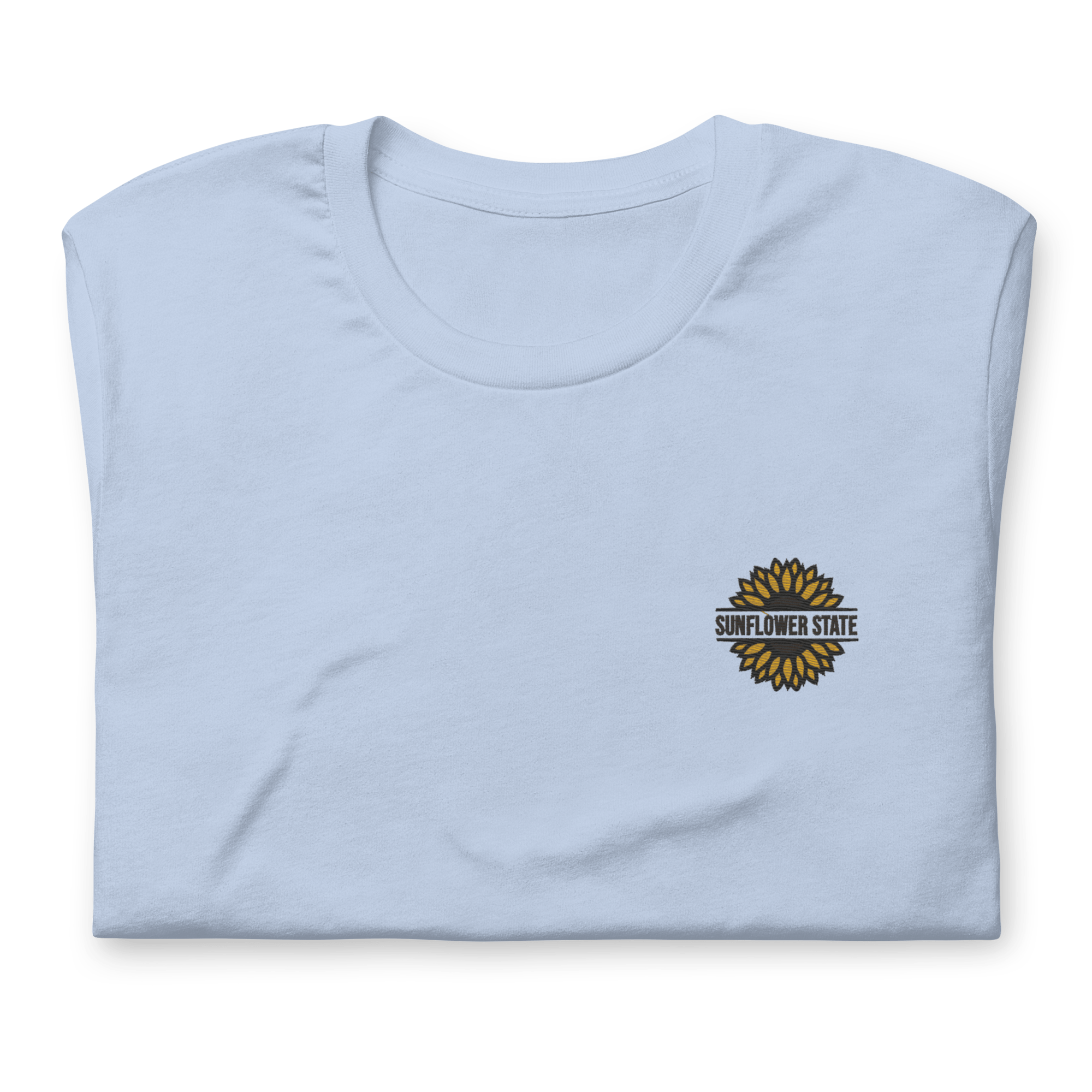 Sunflower State Embroidered Tee | Classic Fit - Heartland Stitch