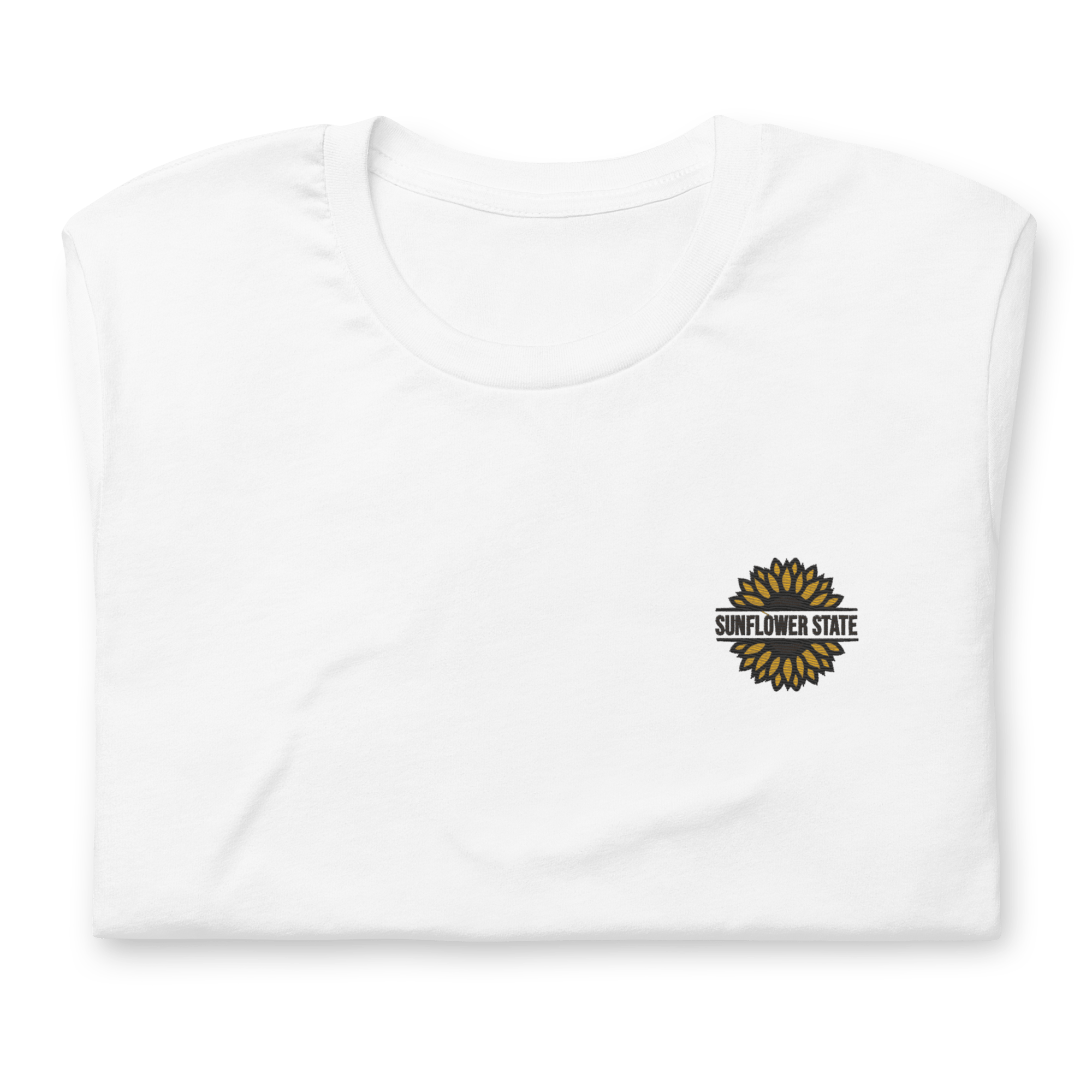 Sunflower State Embroidered Tee | Classic Fit - Heartland Stitch