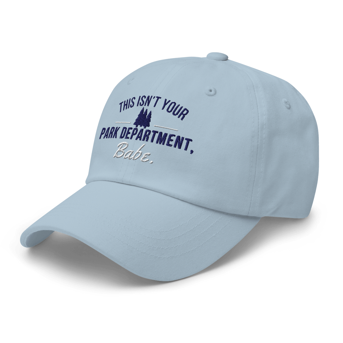 "This Isn't Your Park Department, Babe." Dad Hat - Heartland Stitch