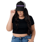 Trans Pride Stripe Trucker Hat - Heartland Stitch