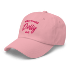 What Would Dolly Do? Embroidered Dad Hat - Heartland Stitch