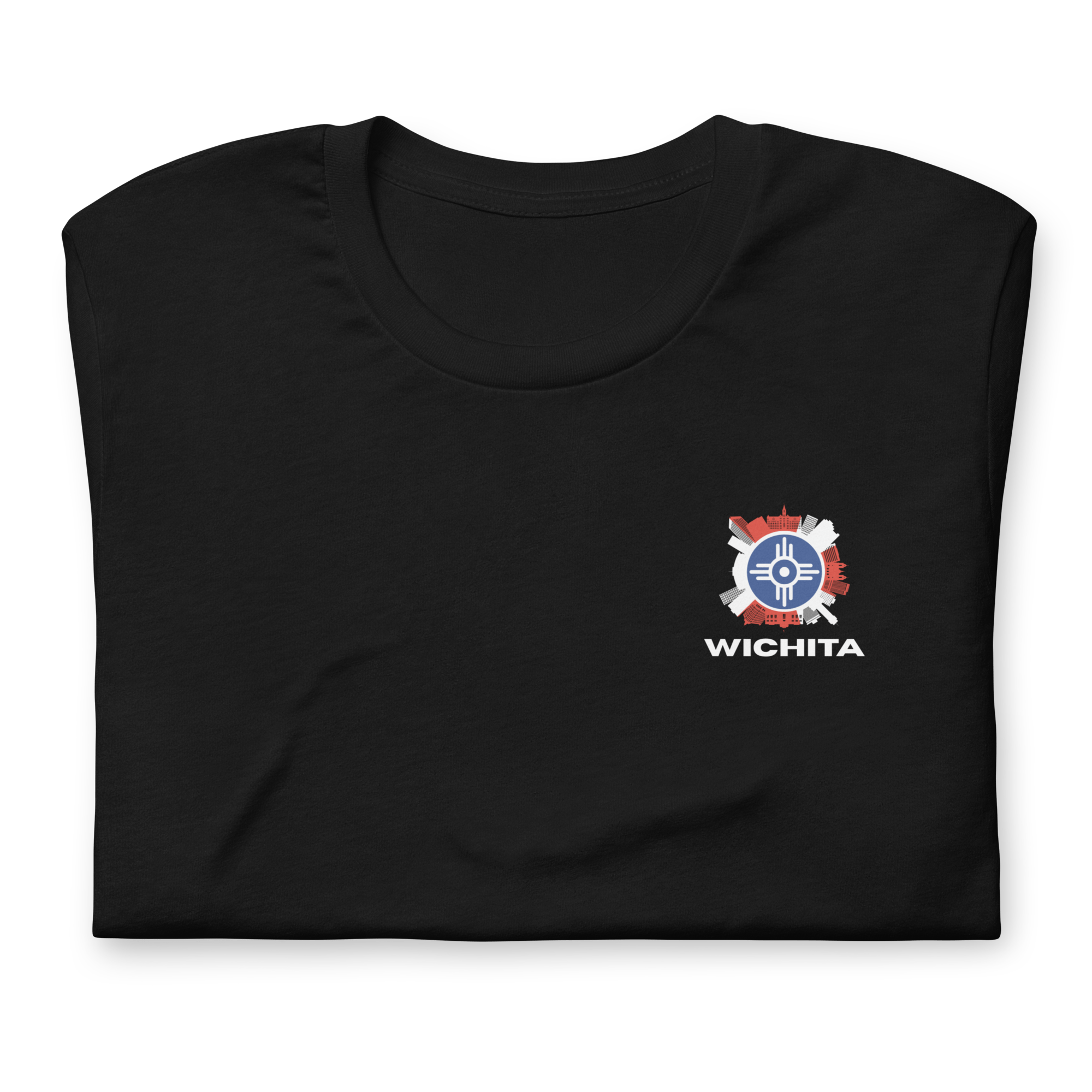 Wichita Skyline Flag Tee | Classic Fit - Heartland Stitch
