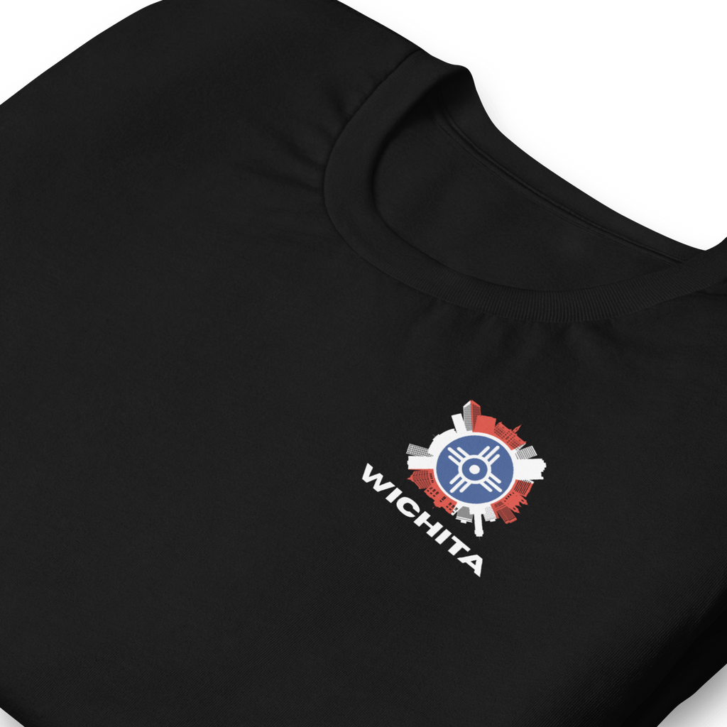 Wichita Skyline Flag Tee | Classic Fit - Heartland Stitch