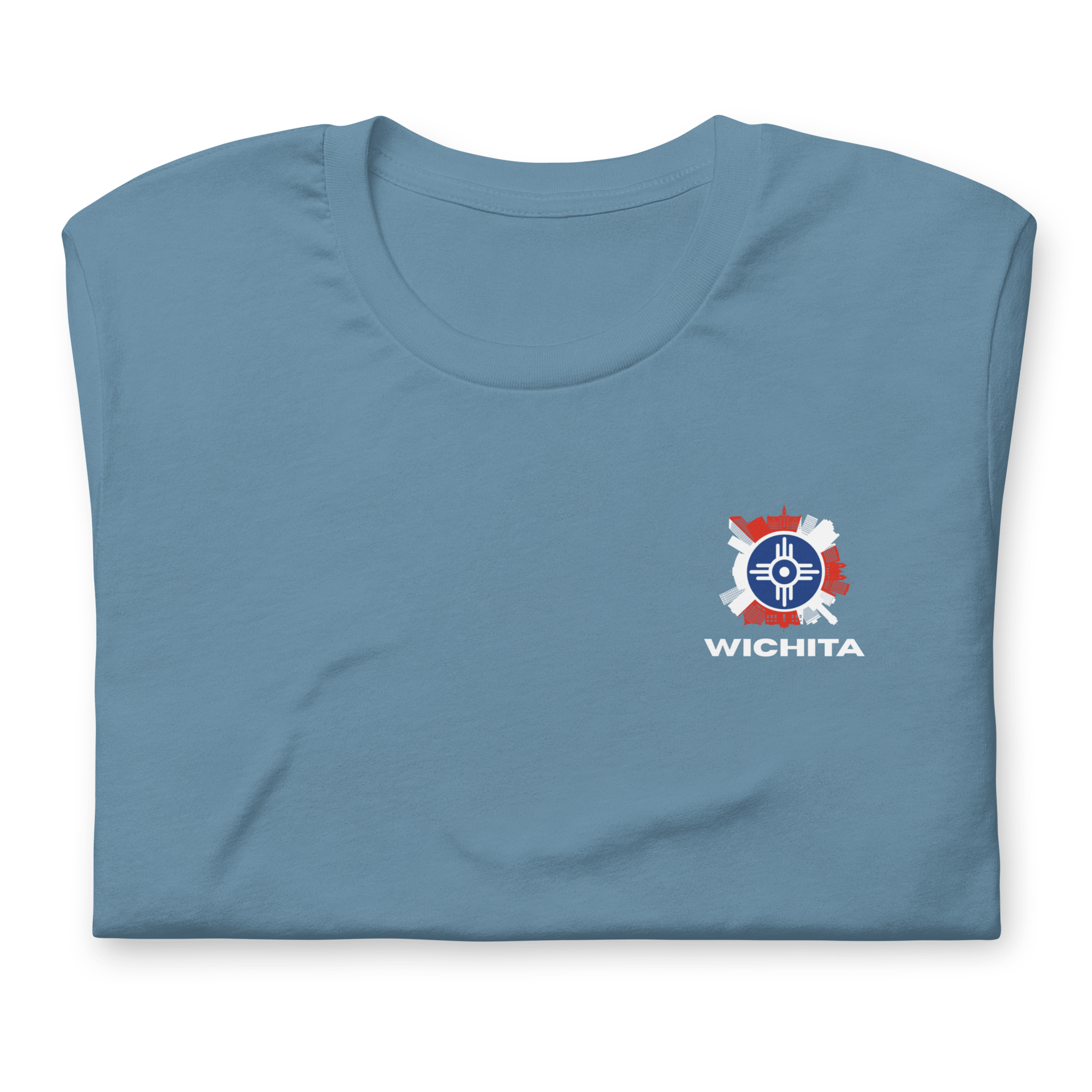 Wichita Skyline Flag Tee | Classic Fit - Heartland Stitch